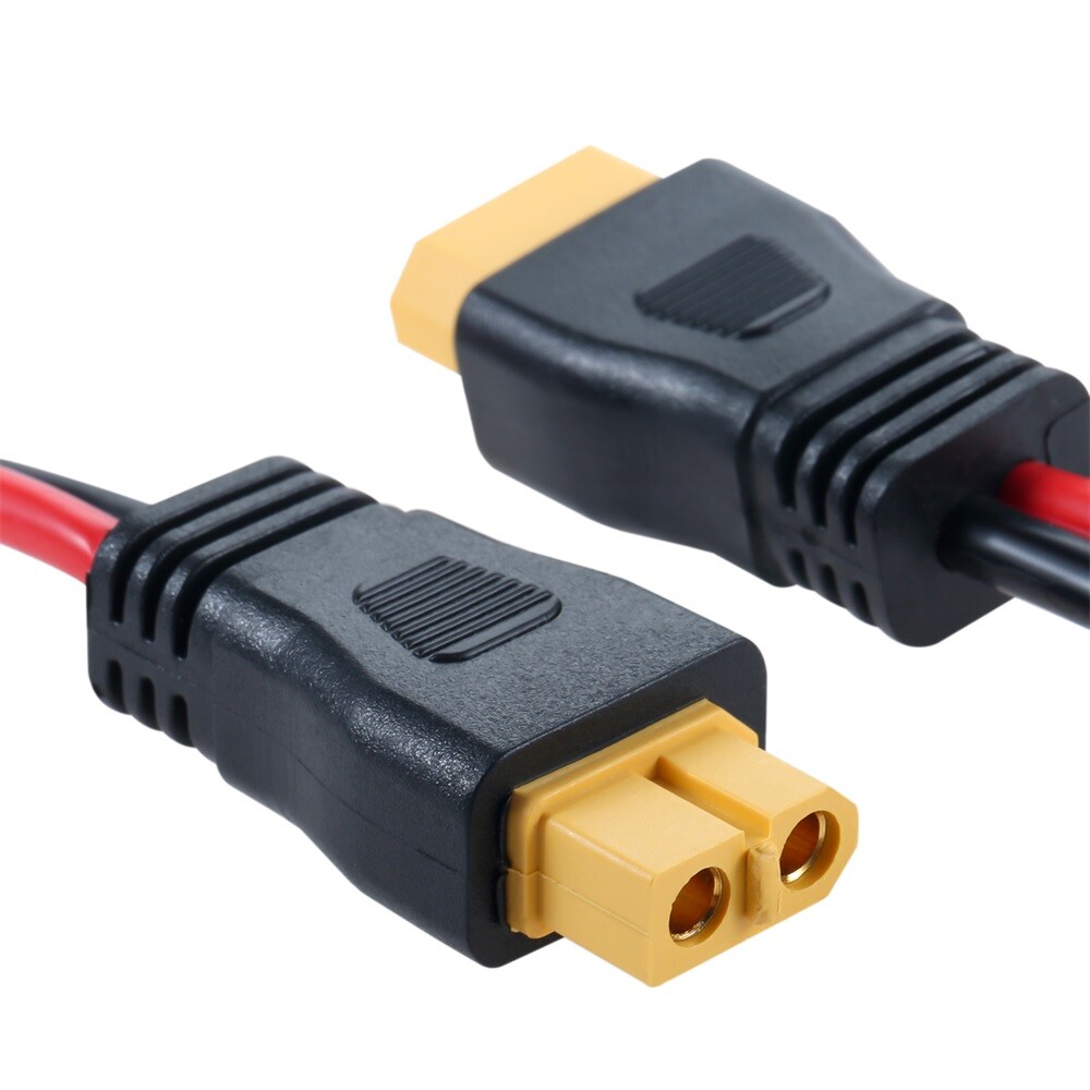 1M XT60 Socket Connector 12AWG XT60 Adapter Extension Cable For Powerstation