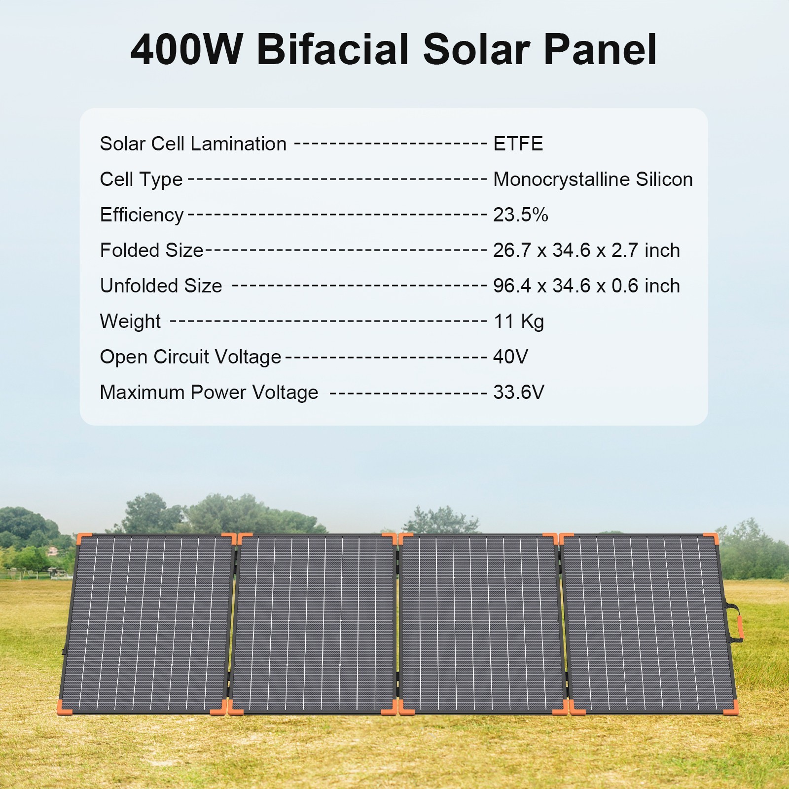 Solar Panel 100W 200W 400W Portable Foldable for outdoor camping Solar charger