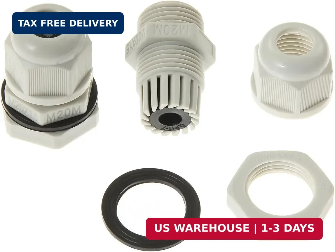 Waterproof ABS Double Cable Entry Gland for Solar Panels,Motorhomes,Caravans,Boa