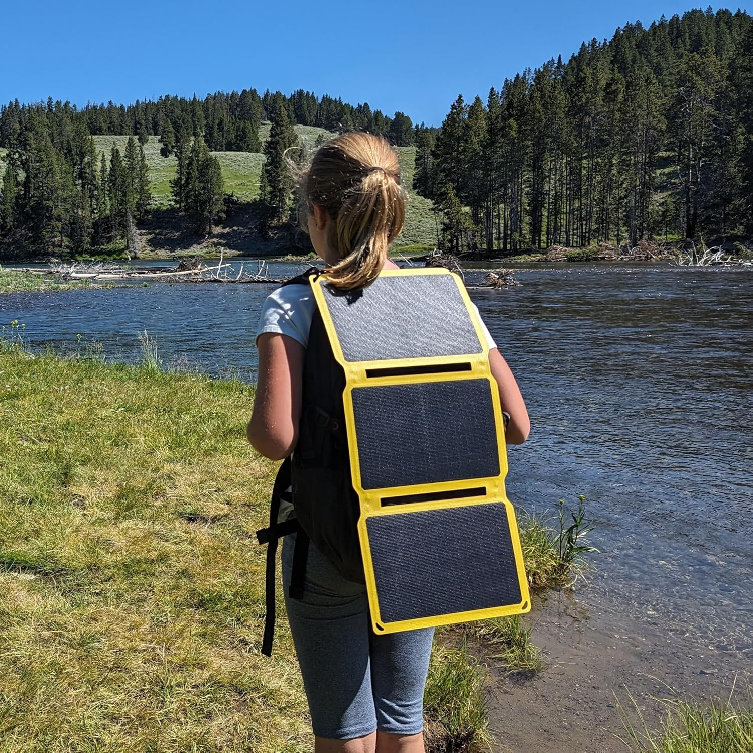 – 25 Watt Foldable Solar Panel, ETFE Monocrystalline Portable Solar Panel with U