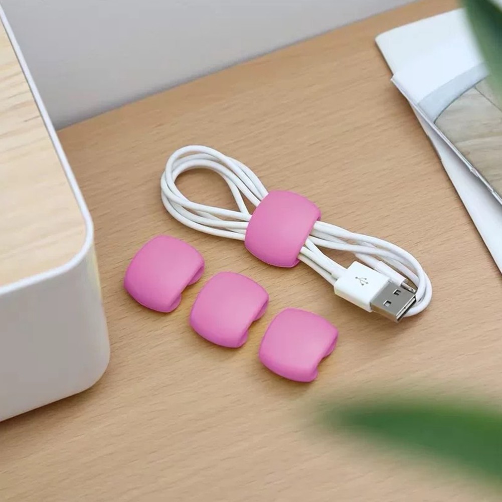Neat and Organized Workspace with Desk Tidy Organizer and Cable Manager Clips