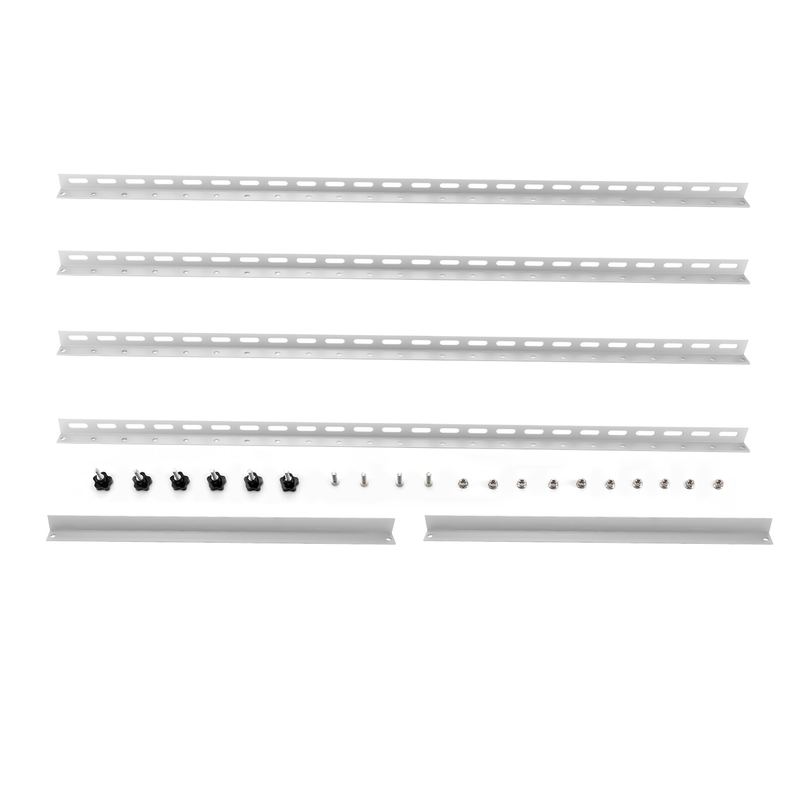 45″ Adjustable Solar Panel Brackets Tilt Mount Frame Rack 0-90° for Boat RV Roof