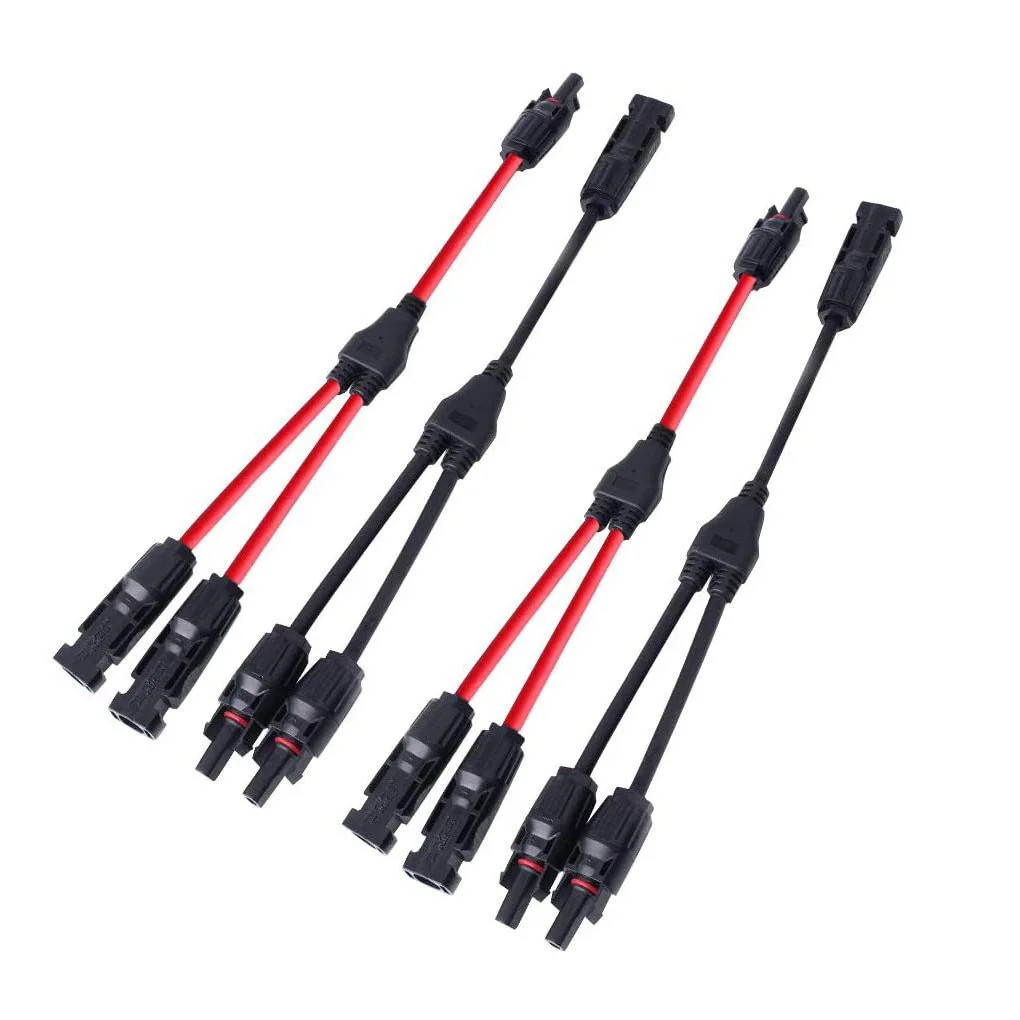 Y Type Parallel Connector MMF FFM Solar Branch Adapter Solars Panel Cables