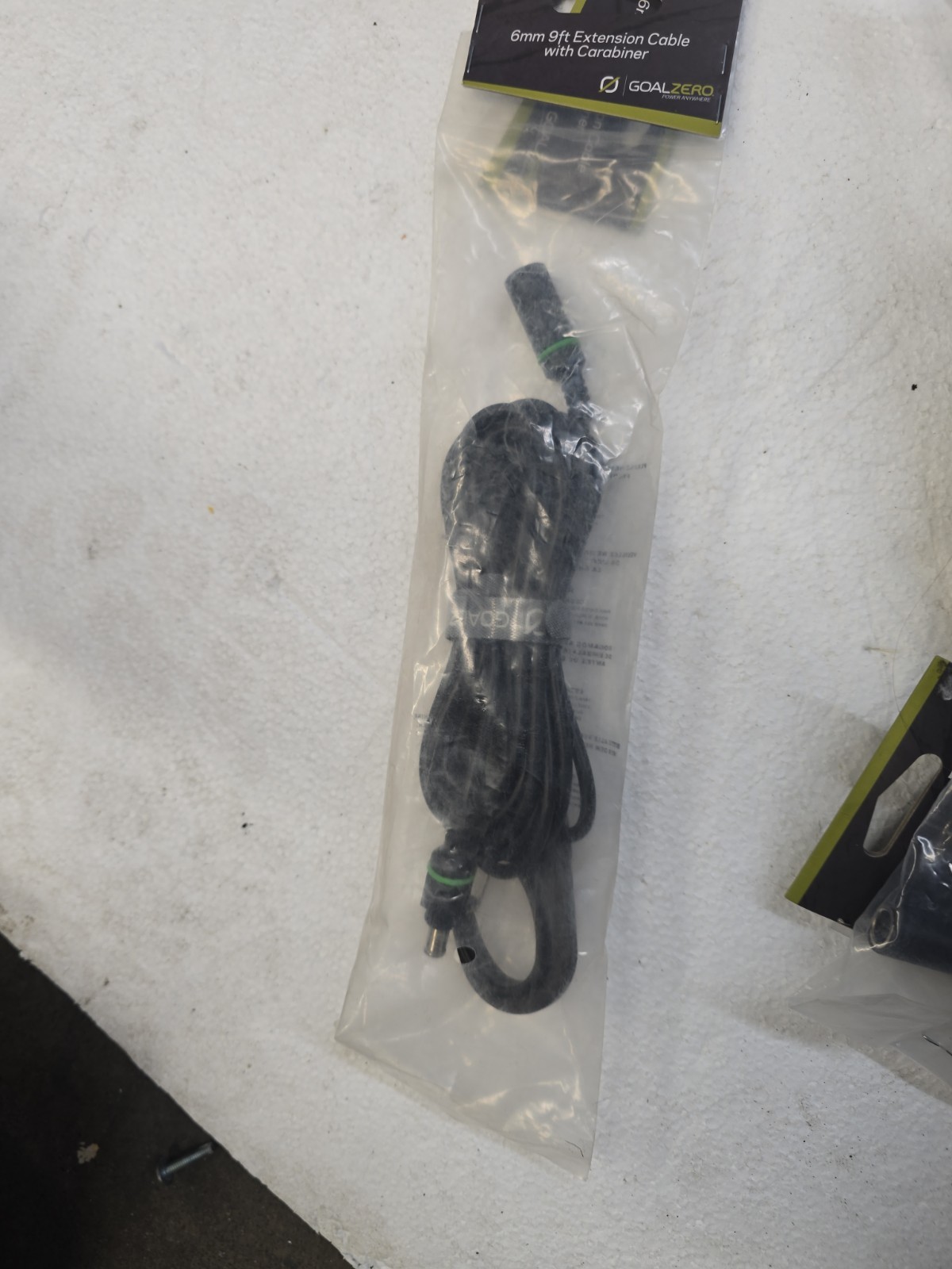 Goal Zero 6mm Extension Cable 9ft With Carabiner