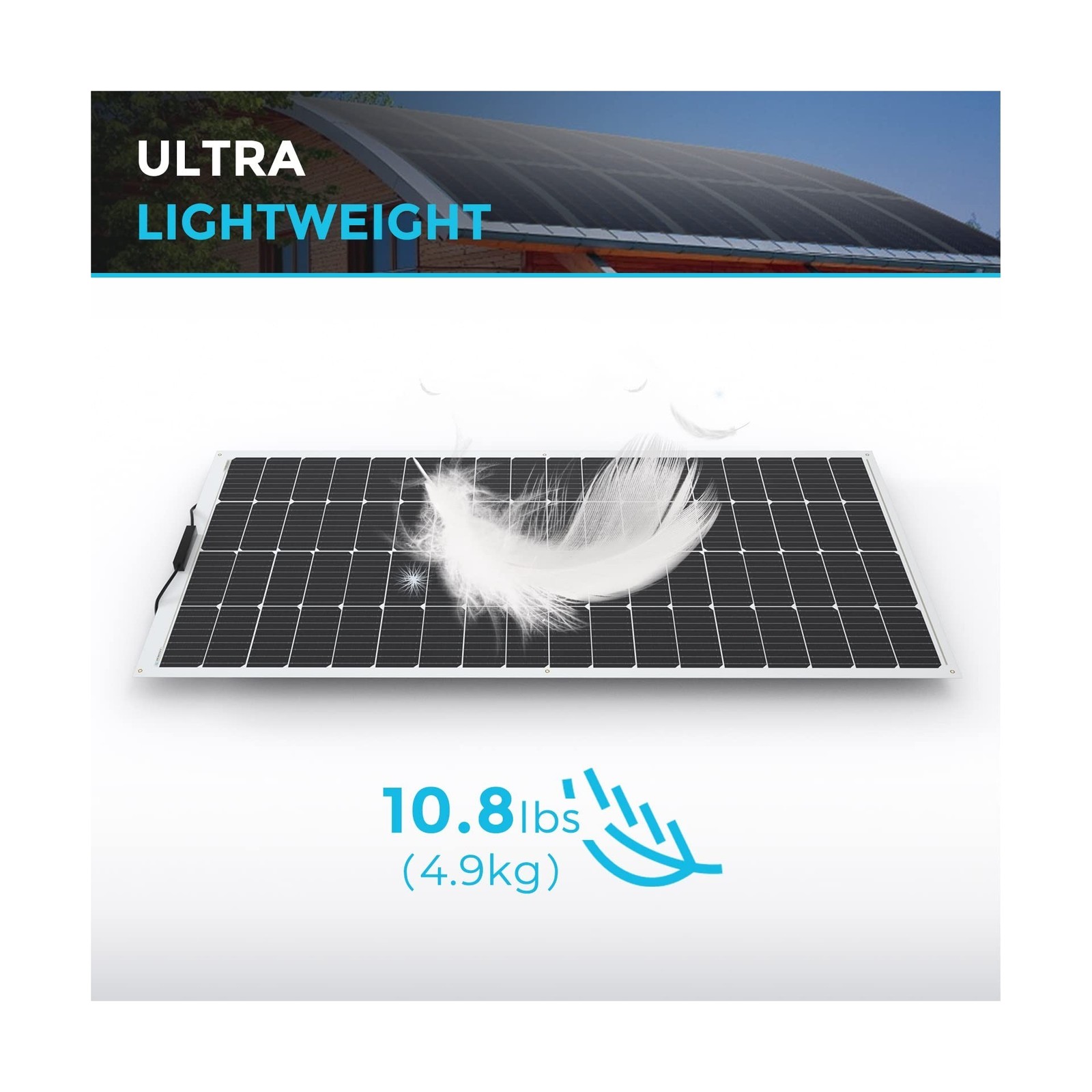 Renogy Solar Panels 200 Watt 12V, Flexible Solar Panel 200W 22% High-Efficien…