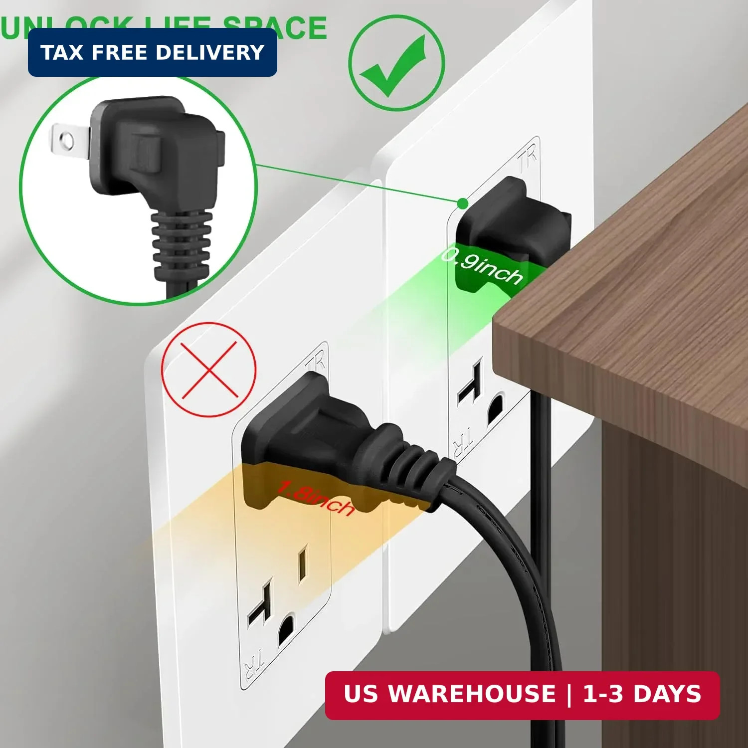30ft Weather Resistant Power Adapter for Blink Mini 2,Blink Outdoor 4 (4th Gen)(