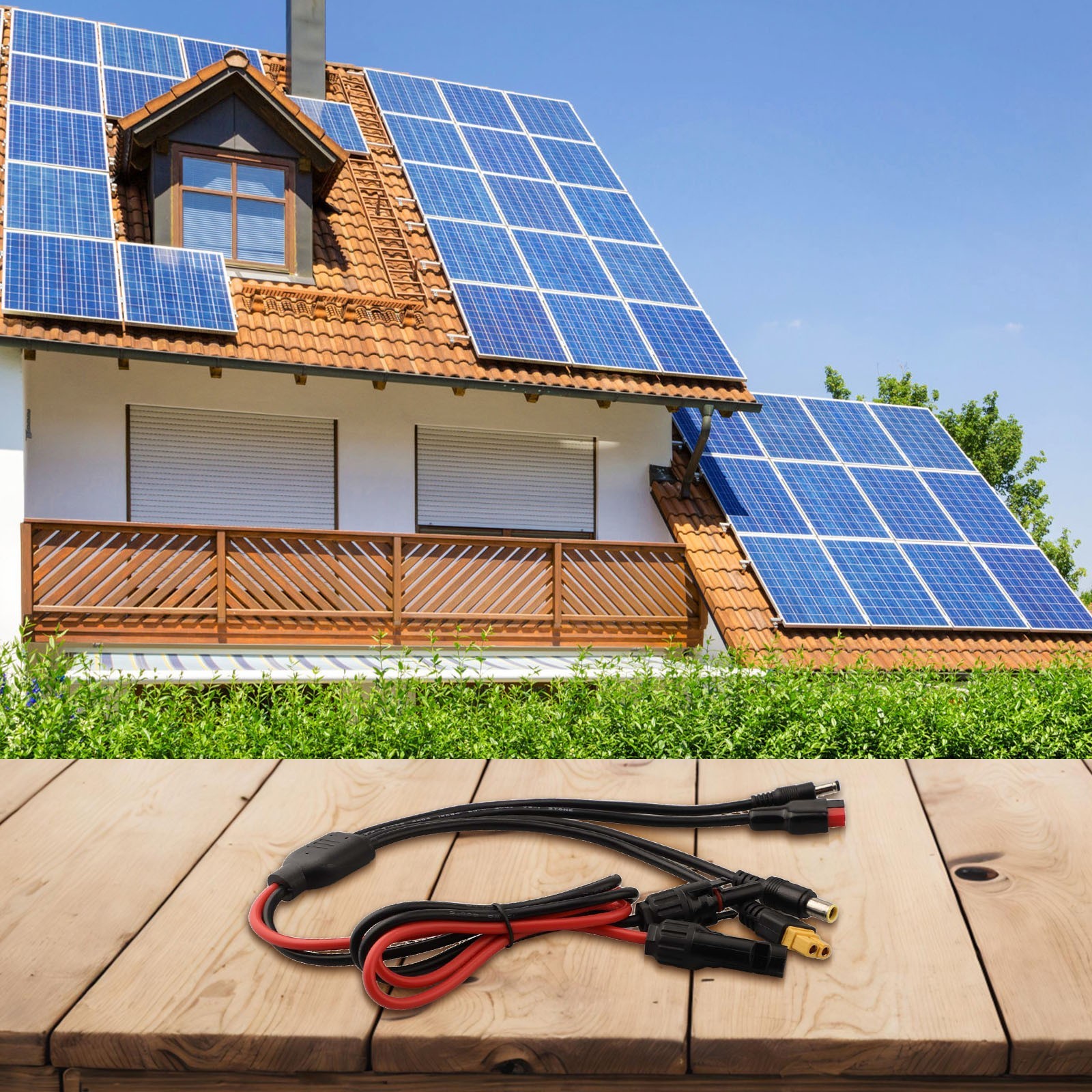 Innovative 4 in 1 Solar Panel Connectors Compatible with Multiple Inputs