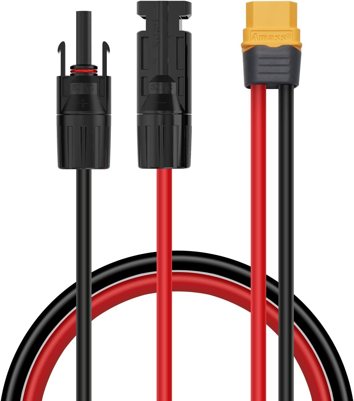 ALLPOWERS XT60 12AWG Solar Panel to XT60 Charge Extension Cable for RV Foldable