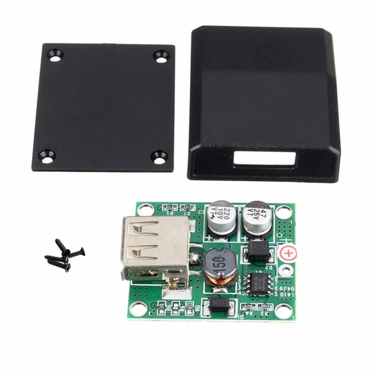 5V 2A DIY Solar Module USB Charger Voltage Controller Circuit Board Box New