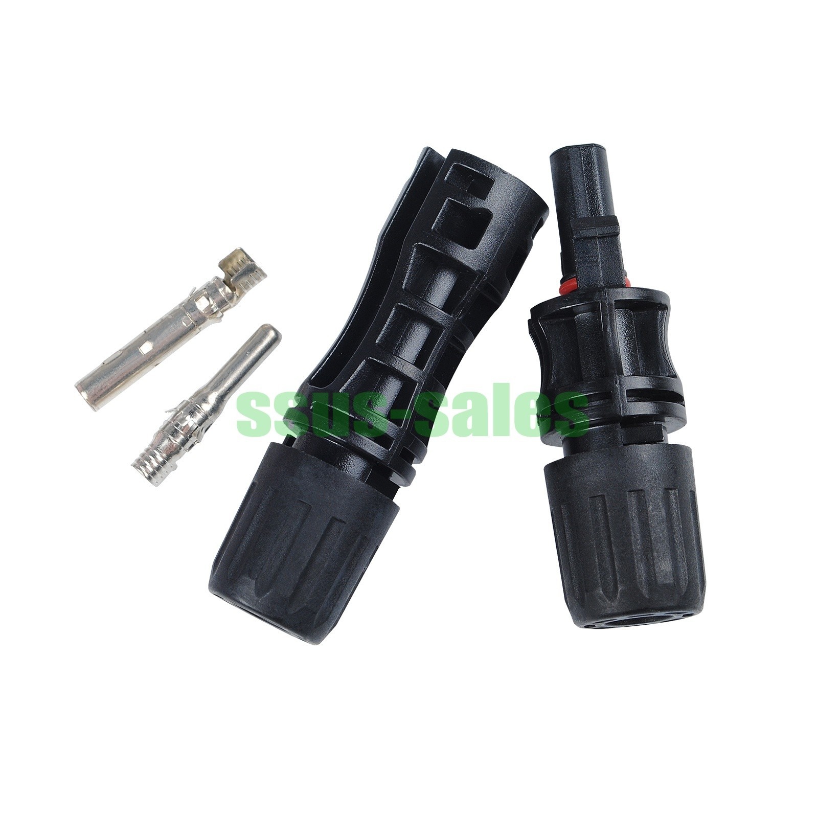 X4 MC4 Solar Connectors 1500V 30A Male Female Plug Socket PV Panel Cable