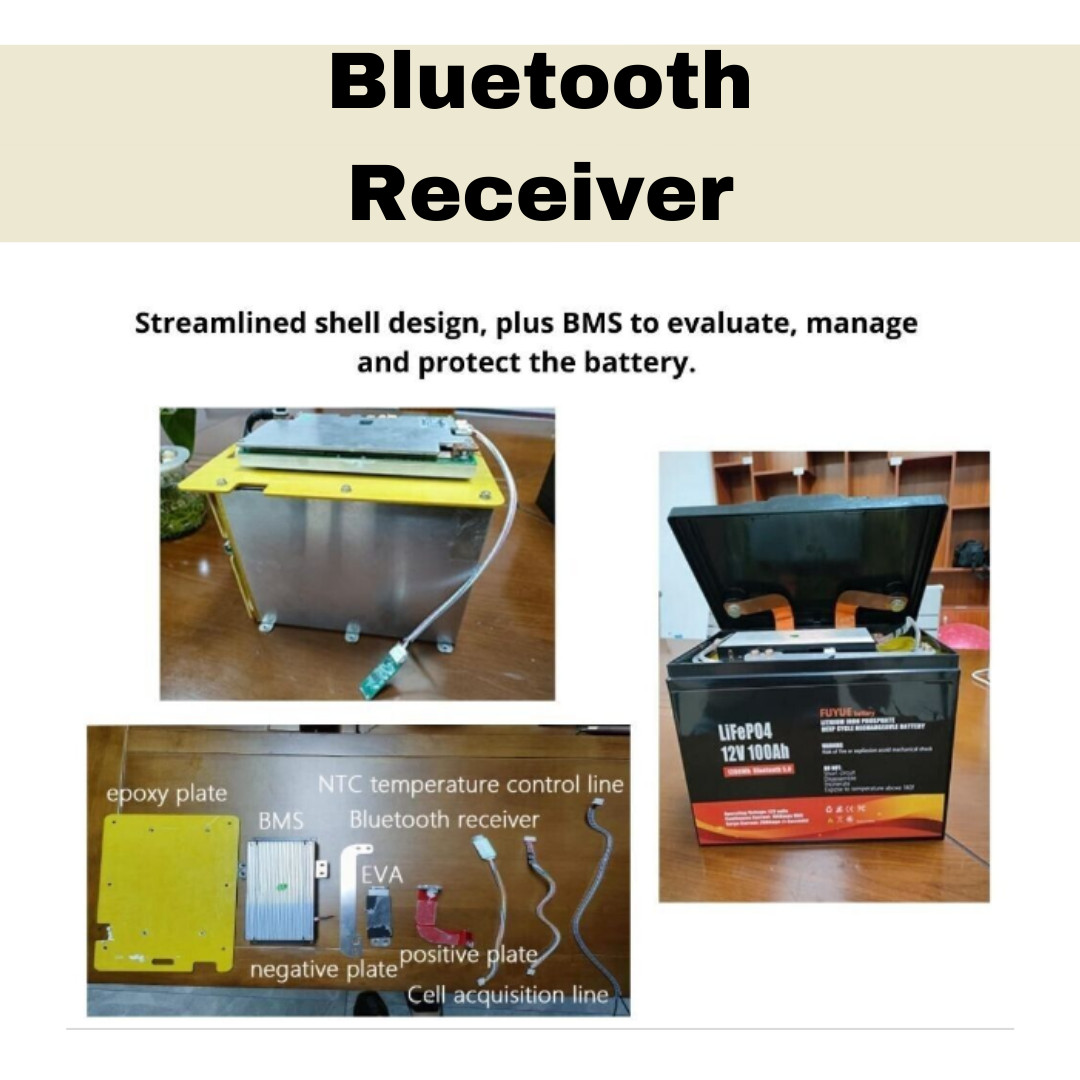 12V Lithium Battery, 12V LiFePO4 Battery, 400Ah, With Bluetooth. 5120WH.