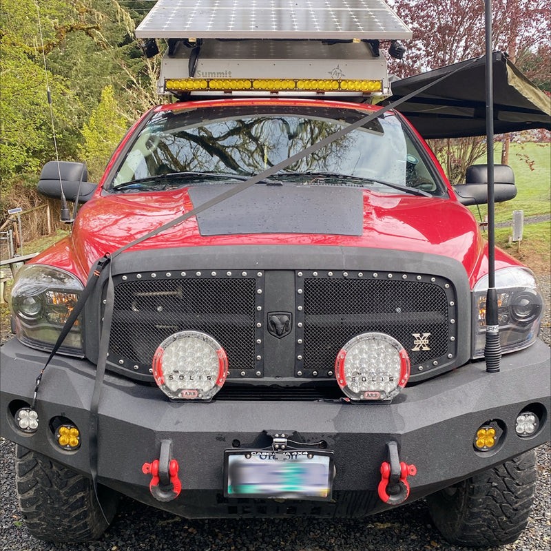 Ram 1500 2500 3rd Gen(2002-2009) Lensun 90W Hood Solar Panel