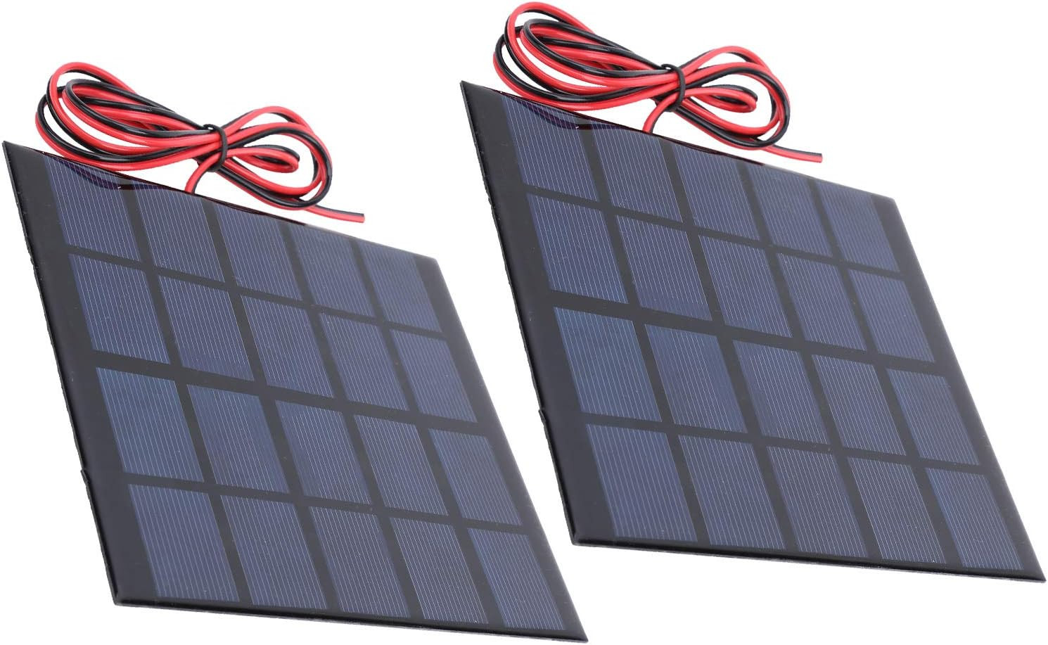 5V 500Ma Solar Panel Cell Power Module with 2Pcs,High Conversion Efficiency, Sno