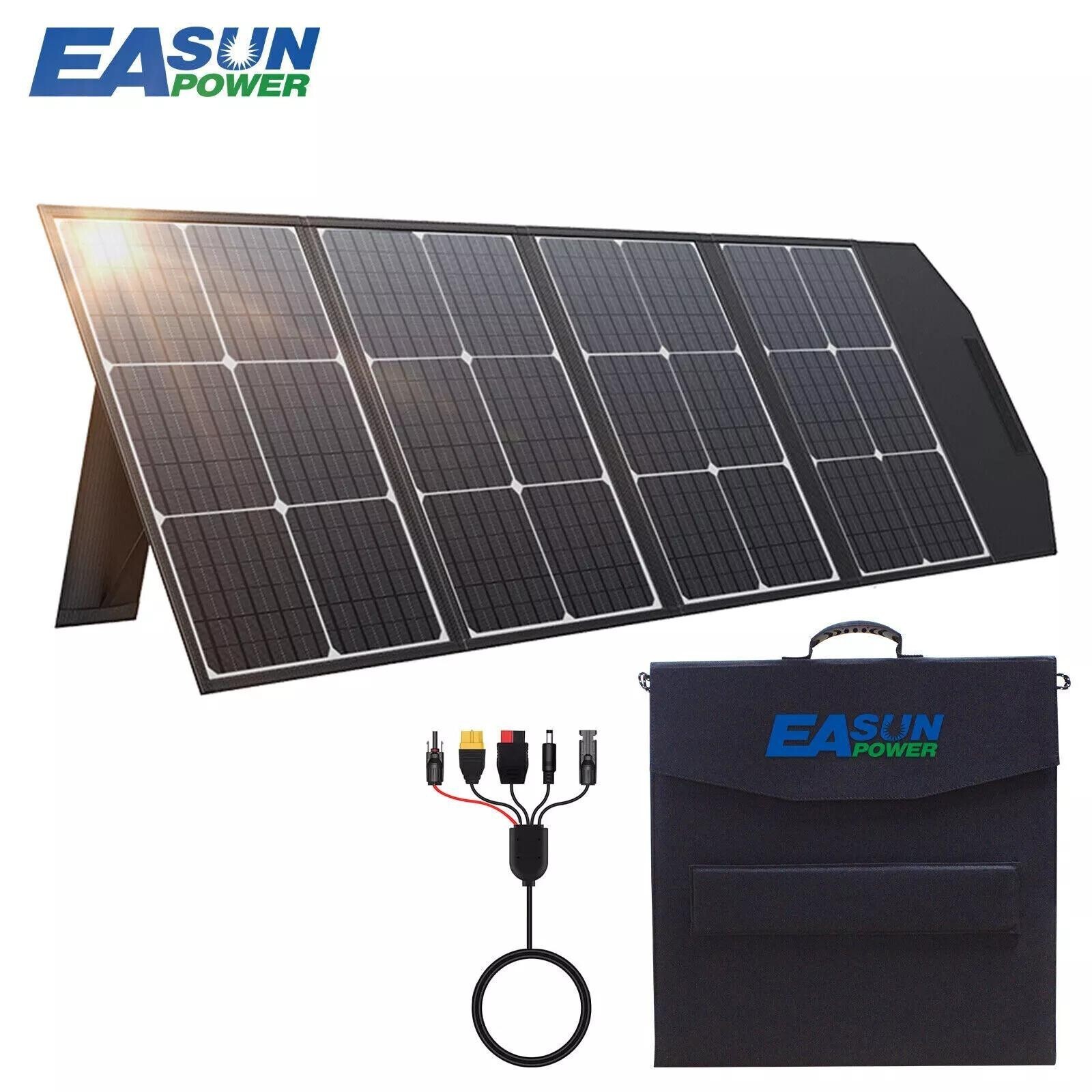 18V 160W 100W Foldable Solar Panel Portable High Efficiency RV Outdoor Camping