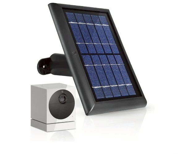 WASSERSTEIN Solar Panel Charinng solution for Wyze Cam Outdoor, White