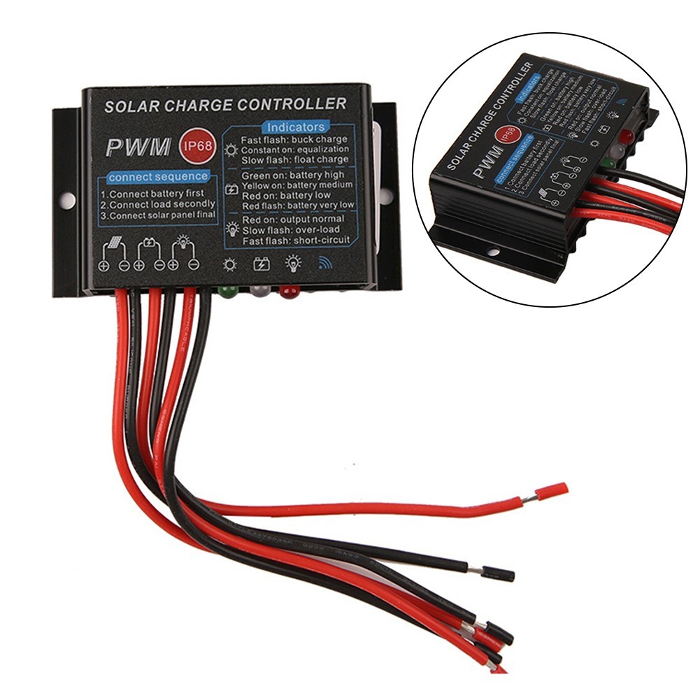 Optimized Performance of the Compact Black Aluminum Alloy 10A Charger Unit