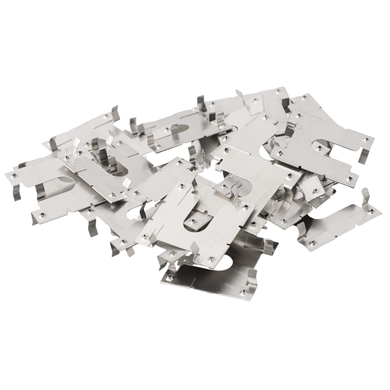 20pcs Earth Plate Grounding Clip Solar Panels PV Roof Fitting Stainless Steel