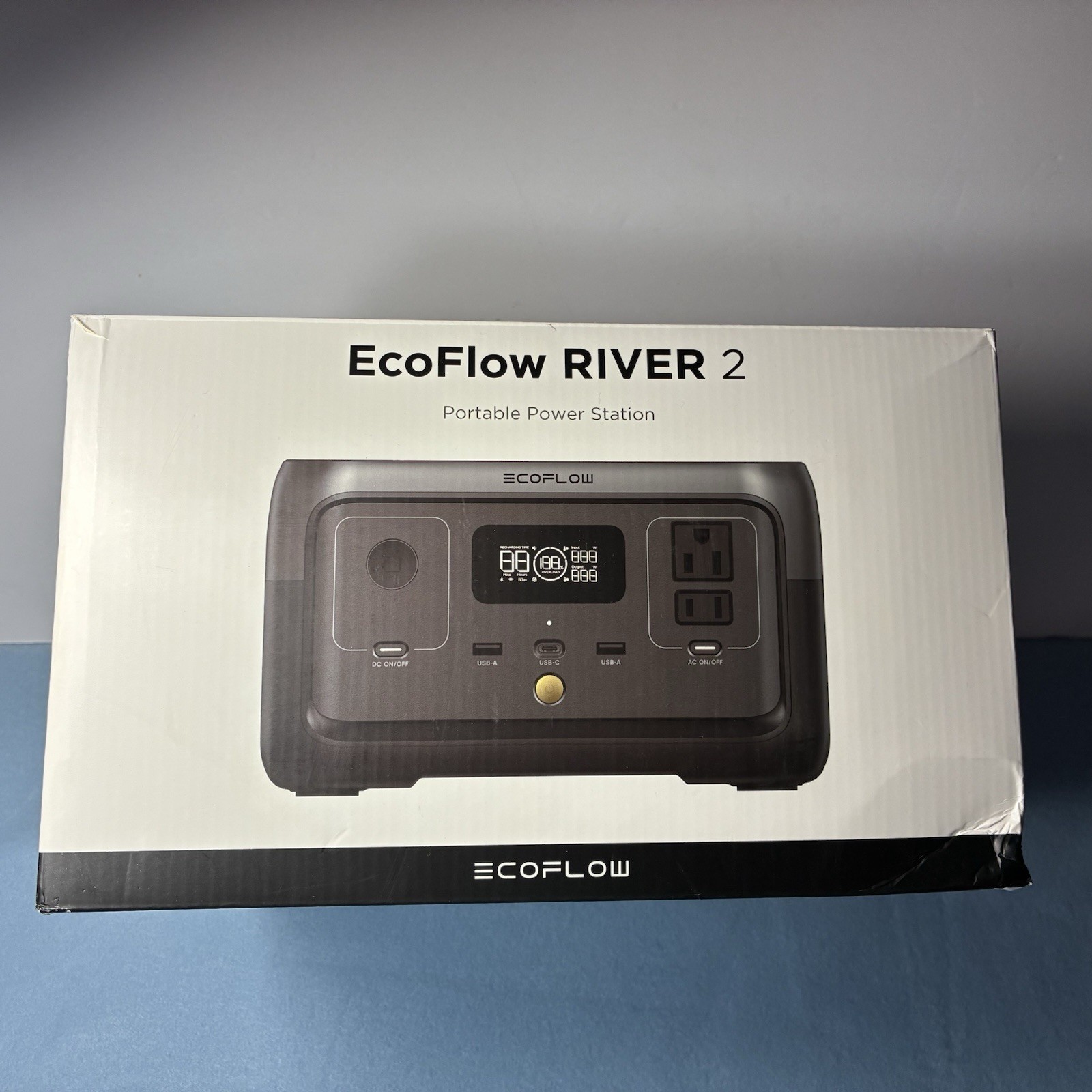 EcoFlow RIVER 2 US/Black/356Wh/300W(600W) 120V Portable Power Station