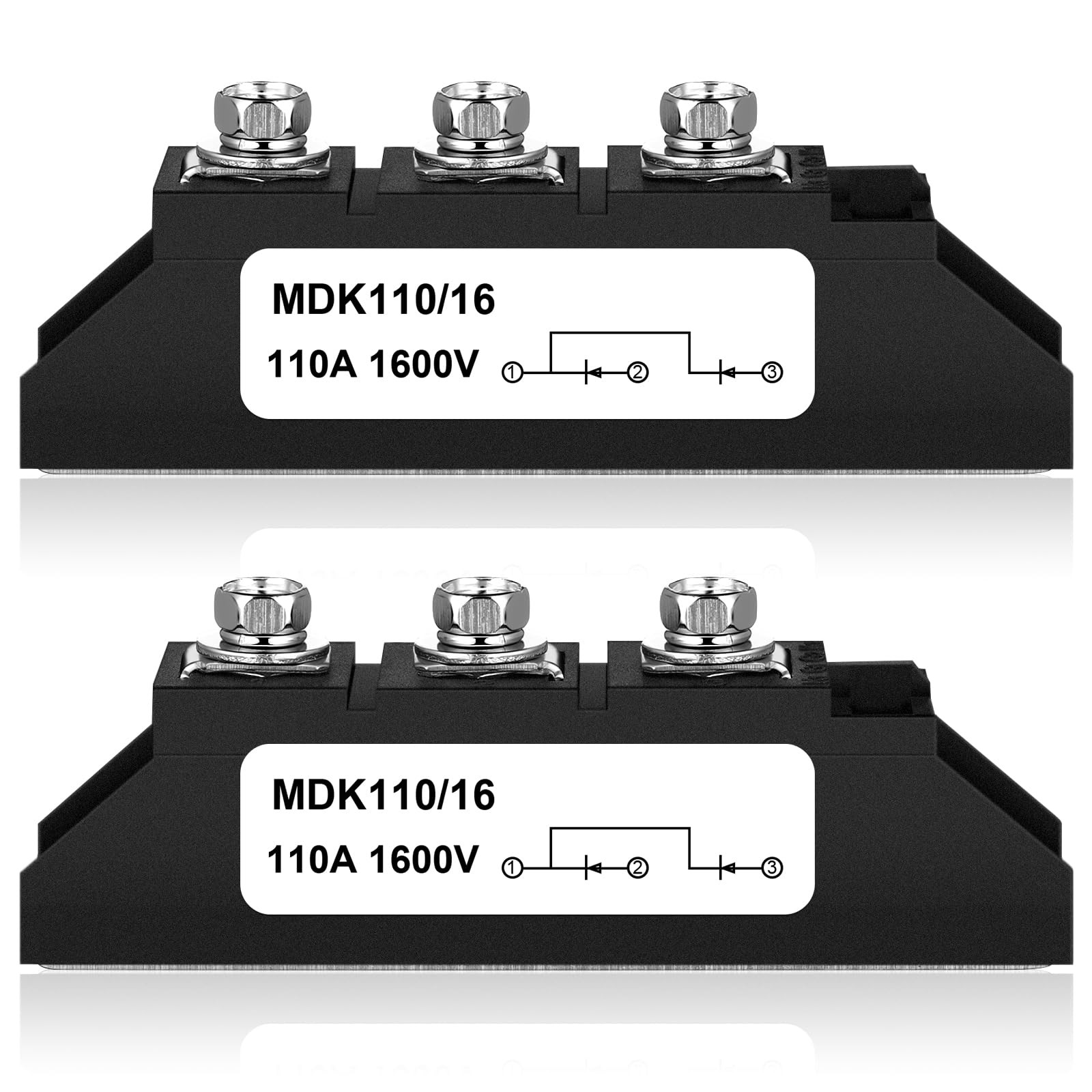 MDK 110A (100A)-16 Solar Diode, DC Blocking Unidirectional in-line Anti Rever…