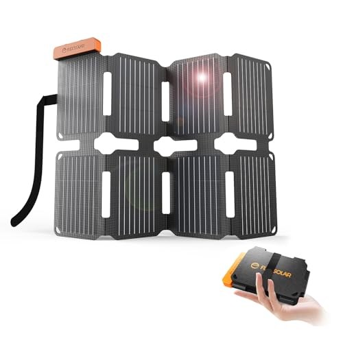25W Ultra-Portable Solar Panel Charger with Quick Charge – USB-A & USB-C Ports
