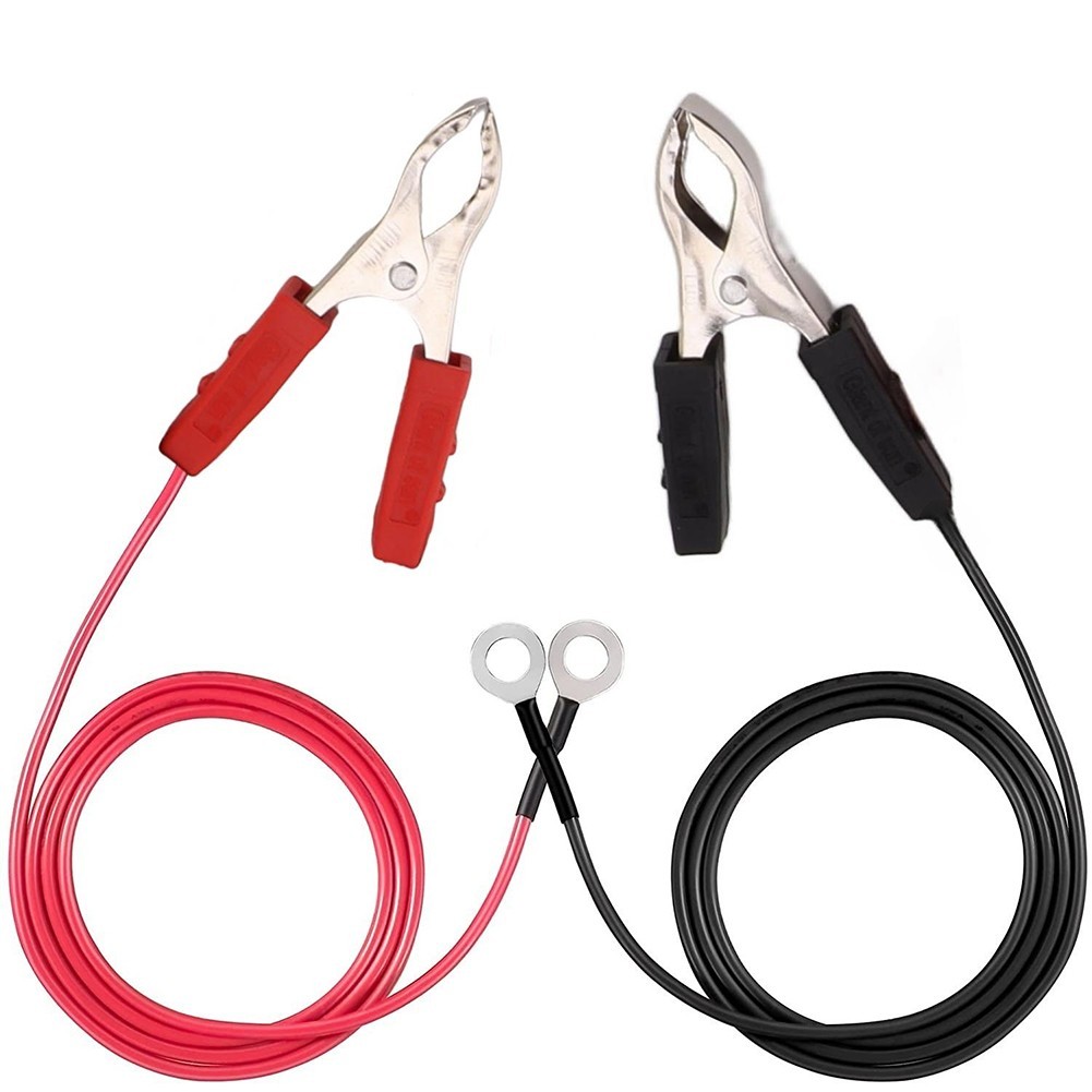 2 Piece Set of Electric Fence Wires with Strong For Alligator Clip Fasteners