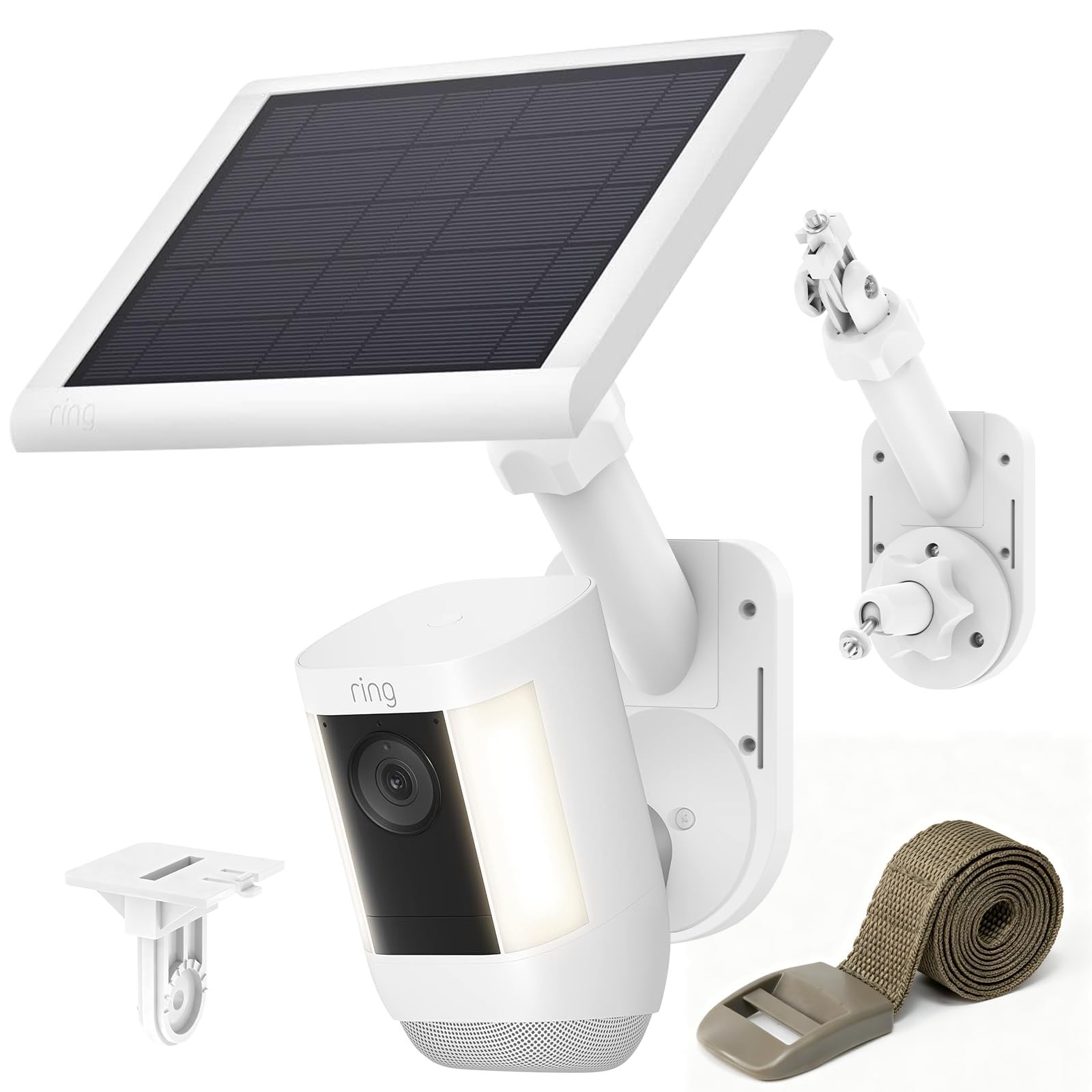 Universal Wall Mount for Camera & Solar Panel – 2-in-1 Compatible with Ring, Bli