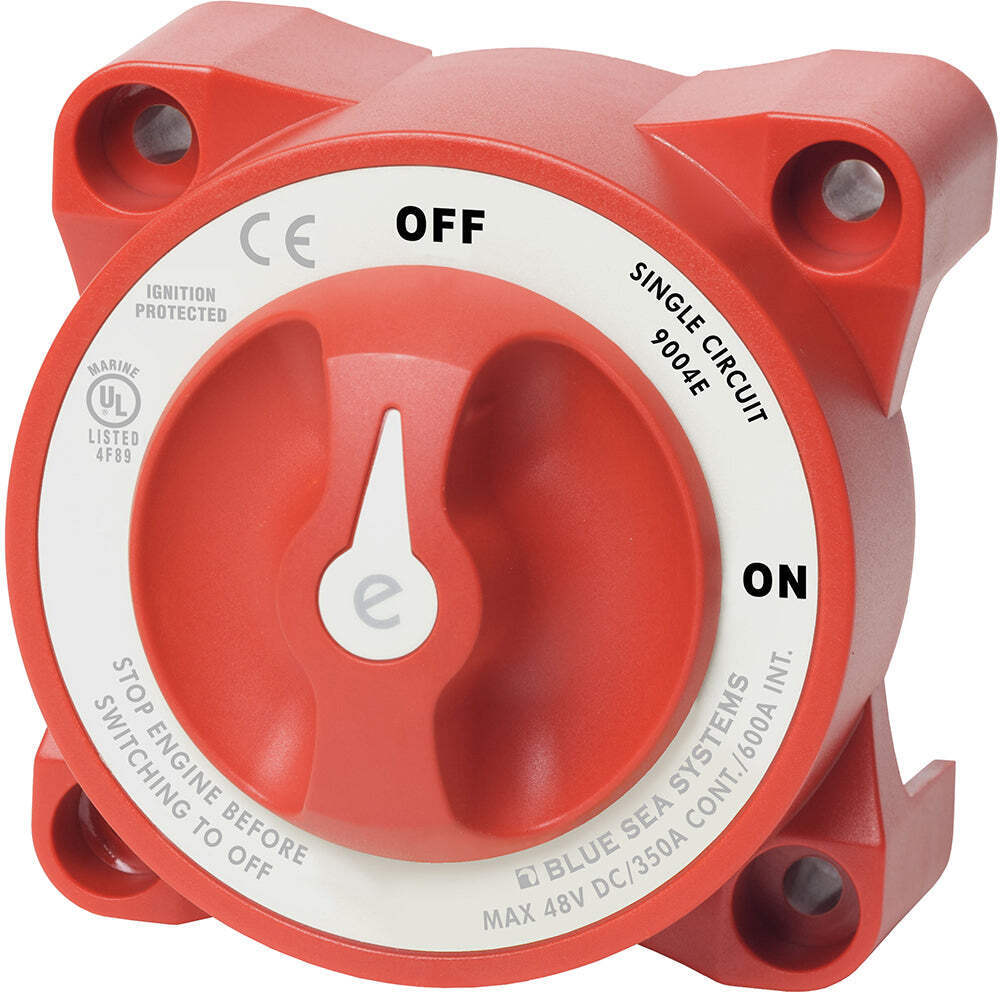 Blue Sea 9004e e-Series Battery Switch Single Circuit ON/OFF w/Alternator Field