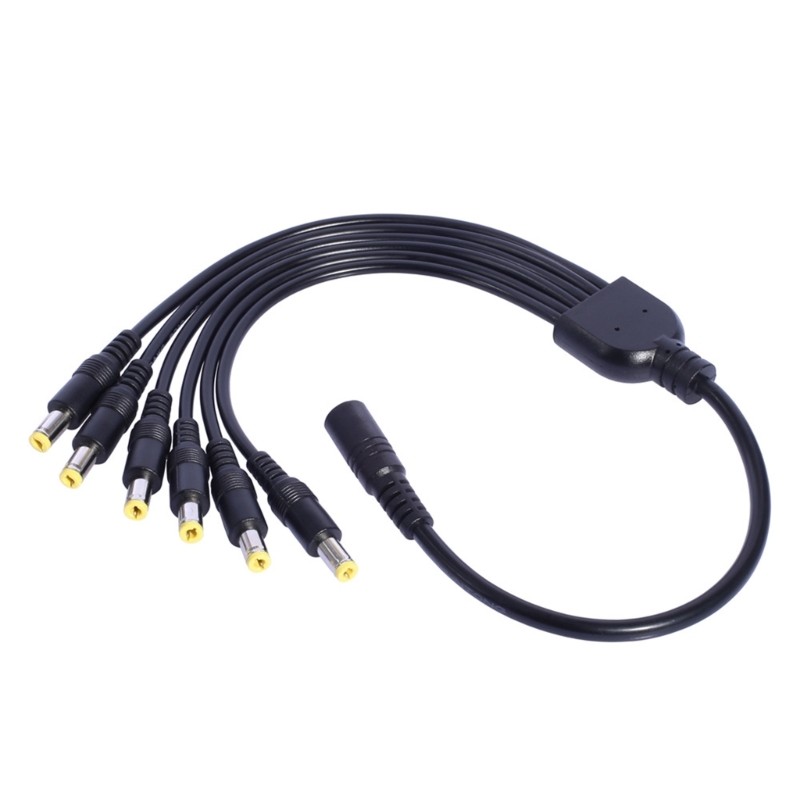 5.5×2.1mm 5.5×2.1mm Solar Panel Charging Cord Splitter for Outdoor Enthusiasts