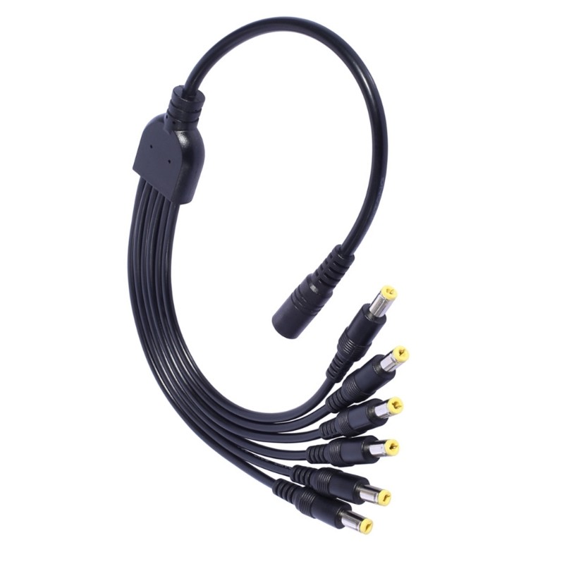 5.5×2.1mm 5.5×2.1mm Solar Panel Charging Cord Splitter for Outdoor Enthusiasts