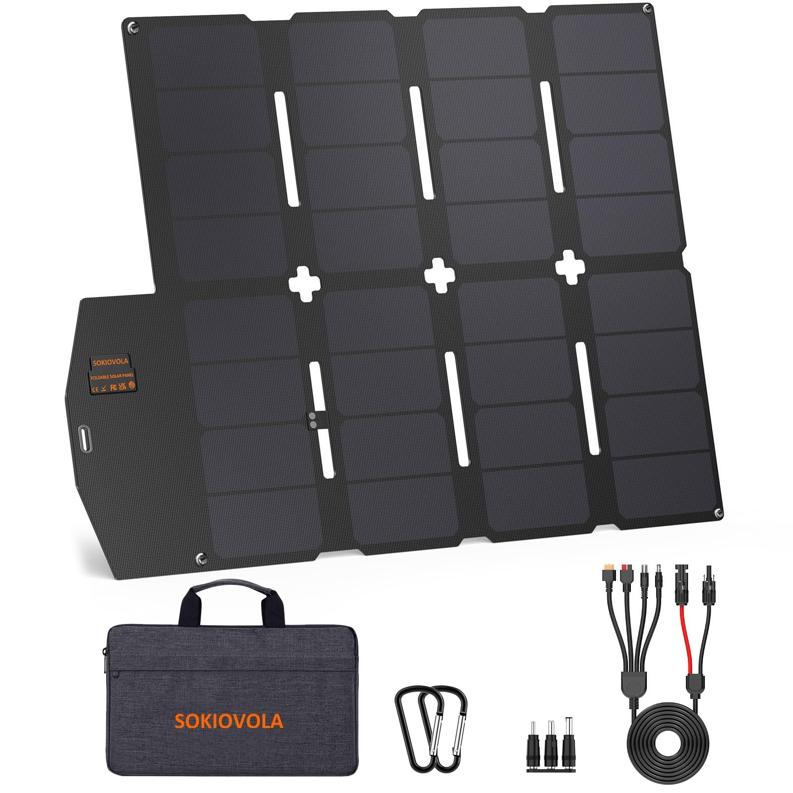 100W Portable Solar Panel MC-4 Foldable Solar Panel Charger Kits 18V IP68 Wat…