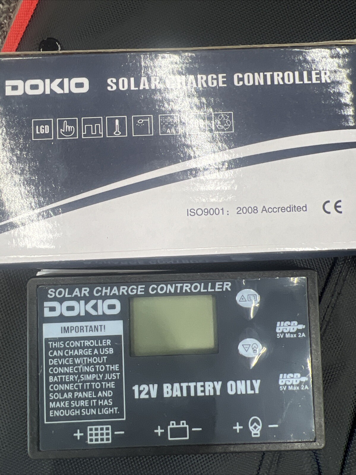 DOKIO 110w 18v Portable Foldable Solar Panel Kit For 12 Volt