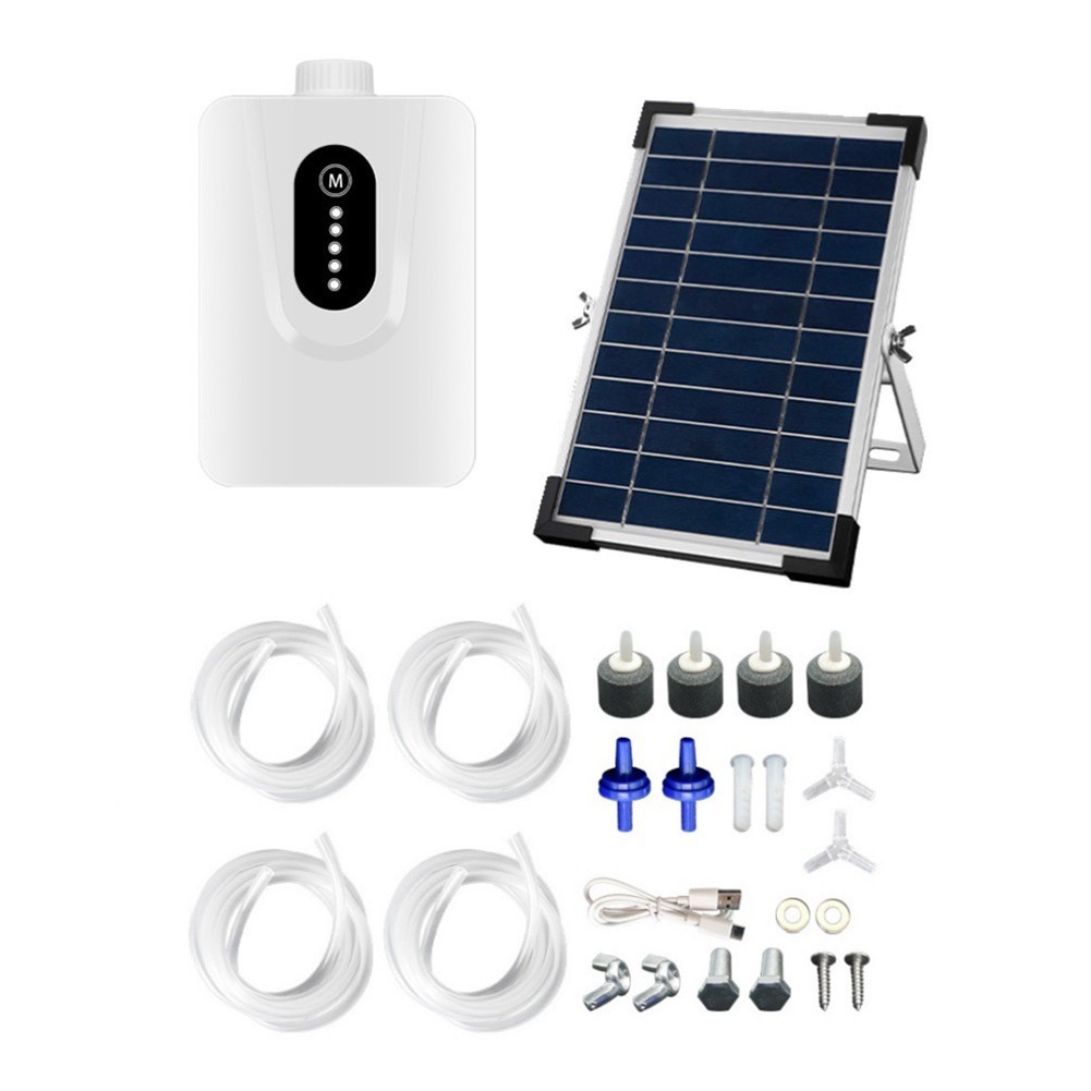 Indoor Space Aquarium Oxygenator 5?O Fish Pond Capacity 6000mAh Battery