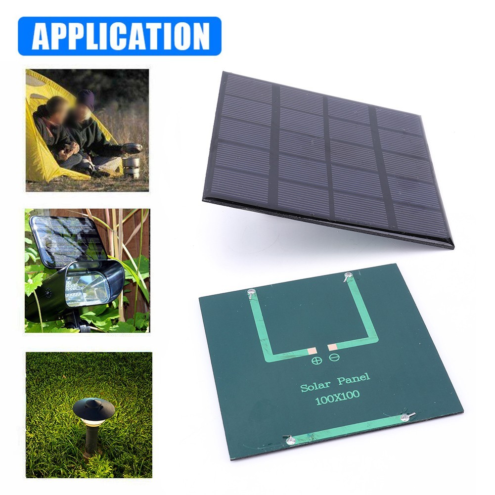 Compact Solar Panel Charger 3W 5V Fast Charging for Outdoor Activities