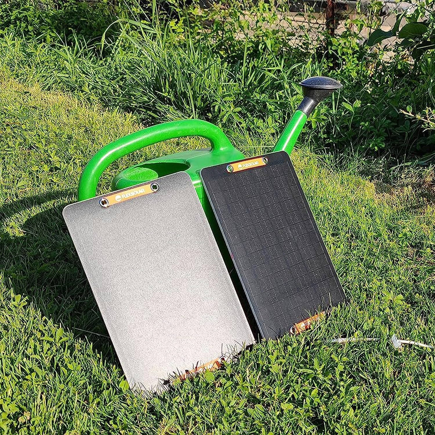 2 paneles solares USB de 6 W y 5 V, mini paneles solares monocristalinos