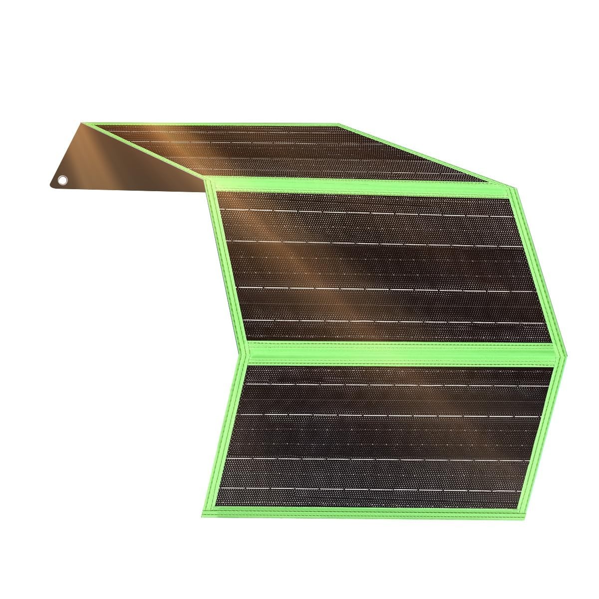 45W Foldable Solar Charger, Dual USB-A & USB-C, Waterproof Portable Power Bank f