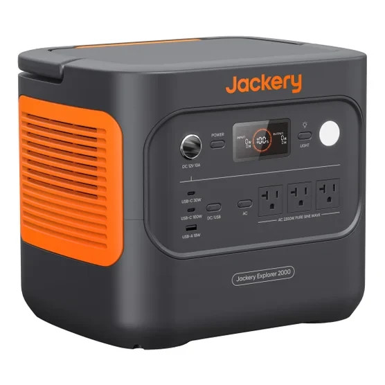 JACKERY POWER STATION EXPLORER 2000 v2 SOLAR GENERATOR PORTABLE 500W SOLAR PANEL
