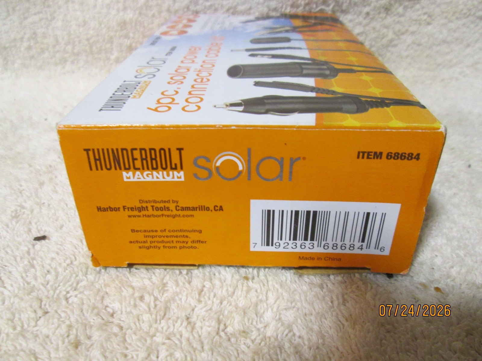 Thunderbolt Magnum 6PC Solar Panel Power Connection Cable Kit 12 Volt 68684