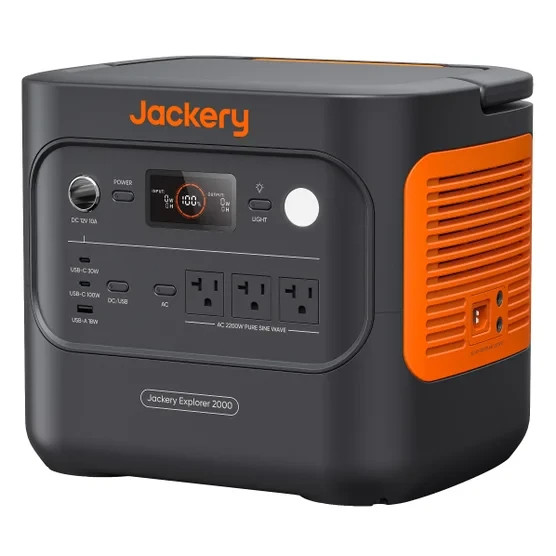 JACKERY POWER STATION EXPLORER 2000 v2 SOLAR GENERATOR PORTABLE 500W SOLAR PANEL