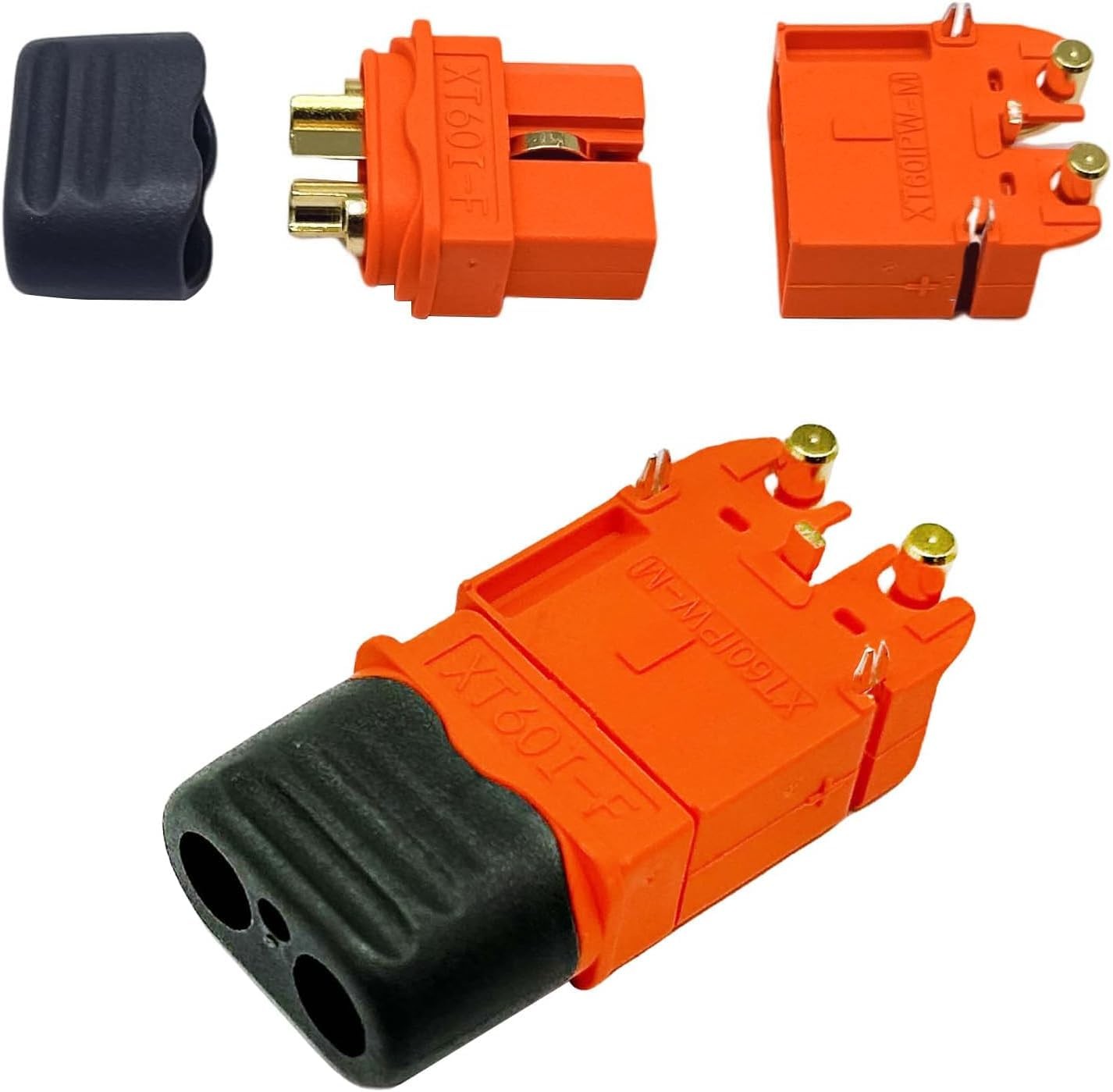3 Pairs XT60I-F Plug Female Connector with Sheath Housing and XT60IPW-M Plug …
