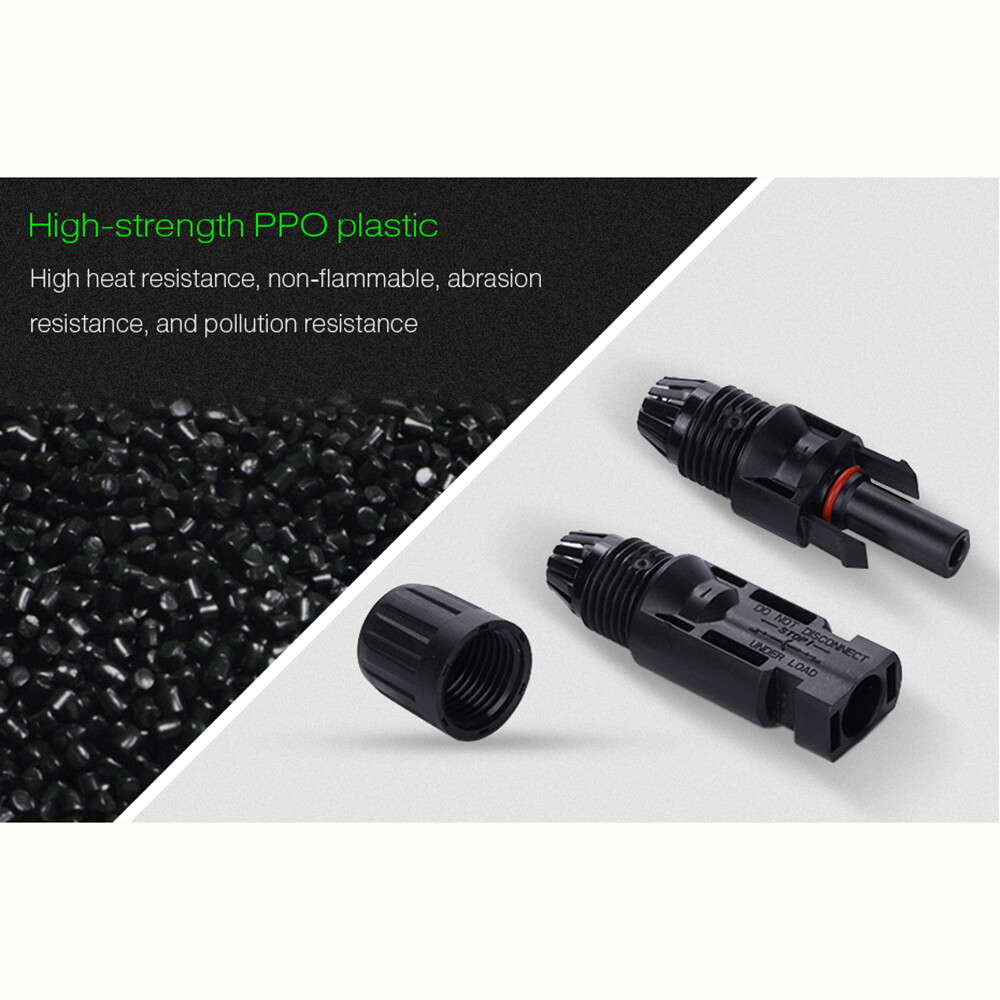 Solar Panel Y Branch Cable Connection Waterproof Adapter Connectors Extension