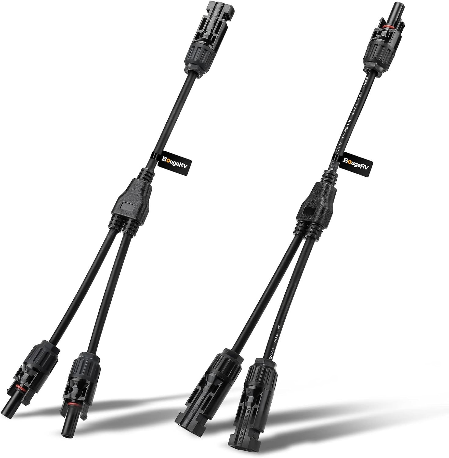 Y Branch Solar Connector – 20A, 3 Ports, Compatible with 14-10AWG Cables