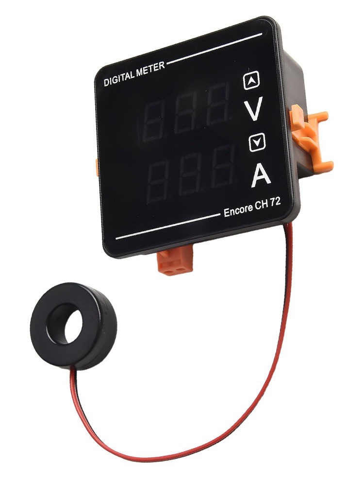 Reliable Dual Display Digital Meter for AC Voltage and Current Measurements