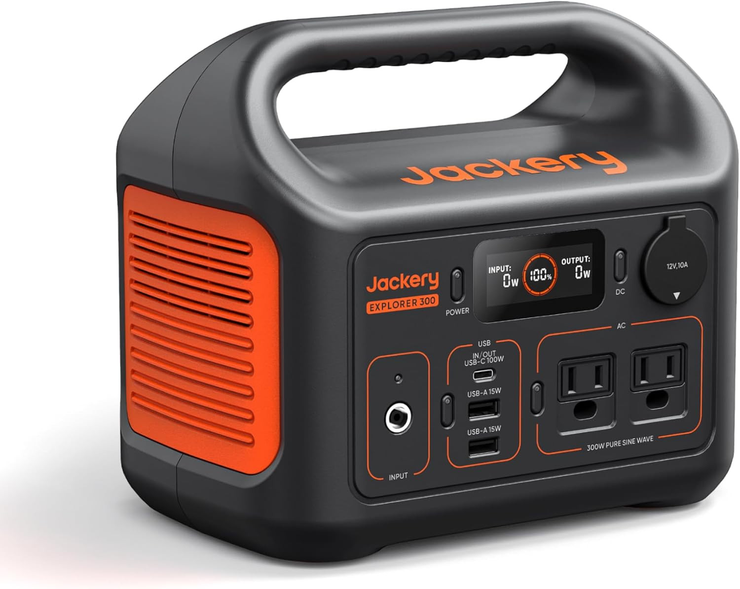 Portable Power Station Explorer 300, 292Wh Backup Lifepo4 Battery, Solar Generat