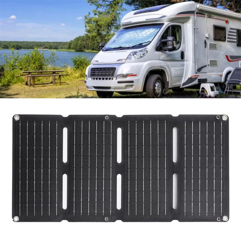 Portable Solar Panel 10W Foldable PV Power Bank Charger for Outdoor Camping Trip