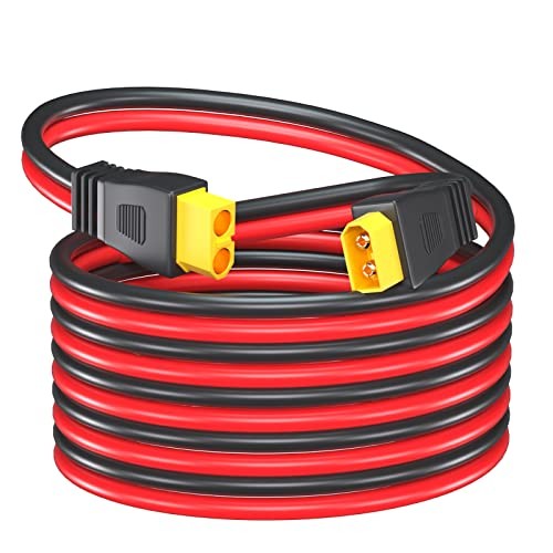 XT60 Male to Female Connector 12AWG 10ft Extension Cable for RC Battery