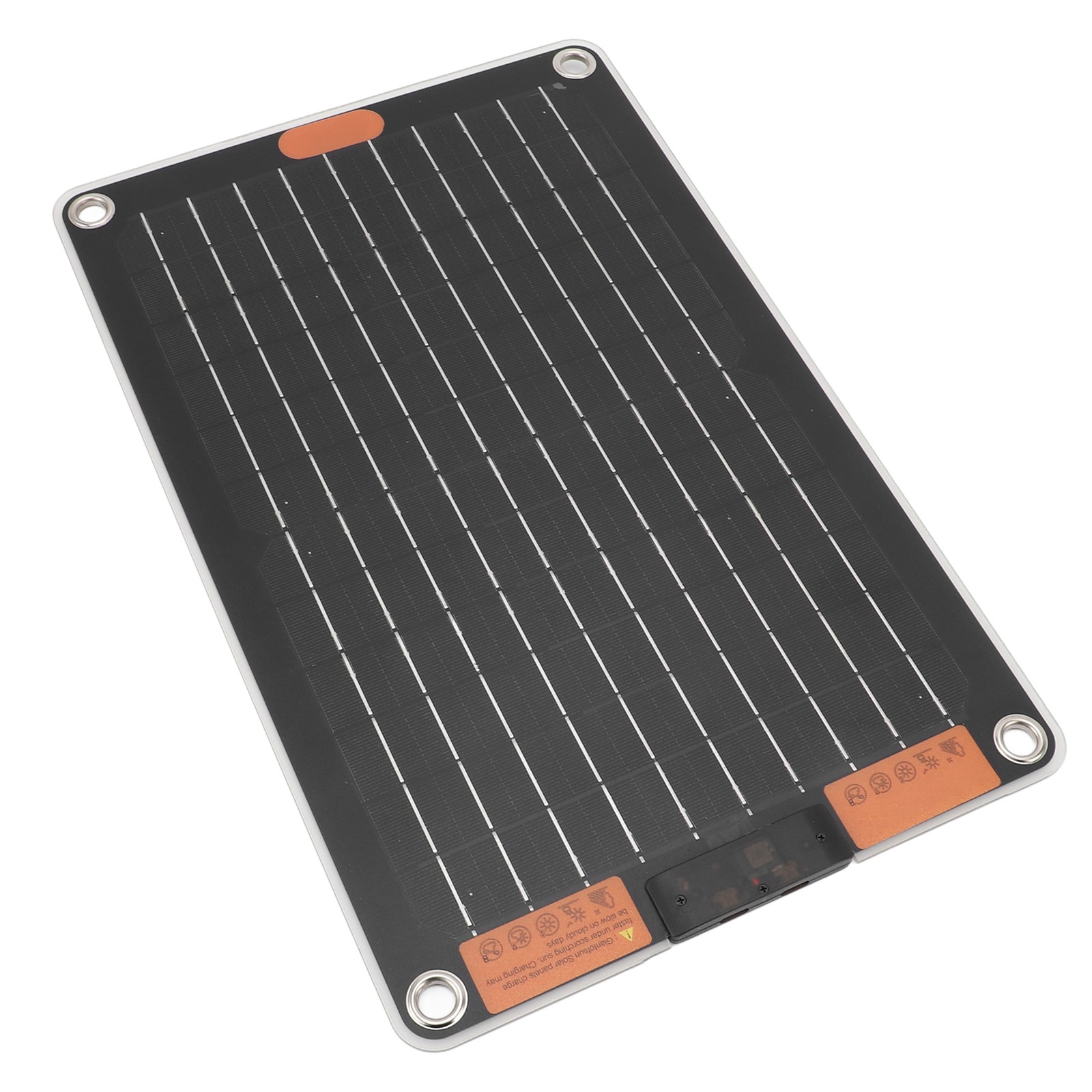 15W 5V 2.5A Solar Panel Battery Charger Monocrystalline Silicon Rain Proof FBIO