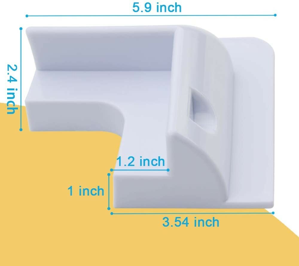 Solar Panel Brackets White UV Resistance ABS Solar Panel Mounting Brackets 