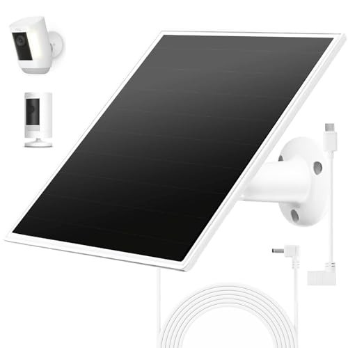Ring Camera Solar Panel Charger – Weatherproof, Fast Charging, Easy Setup