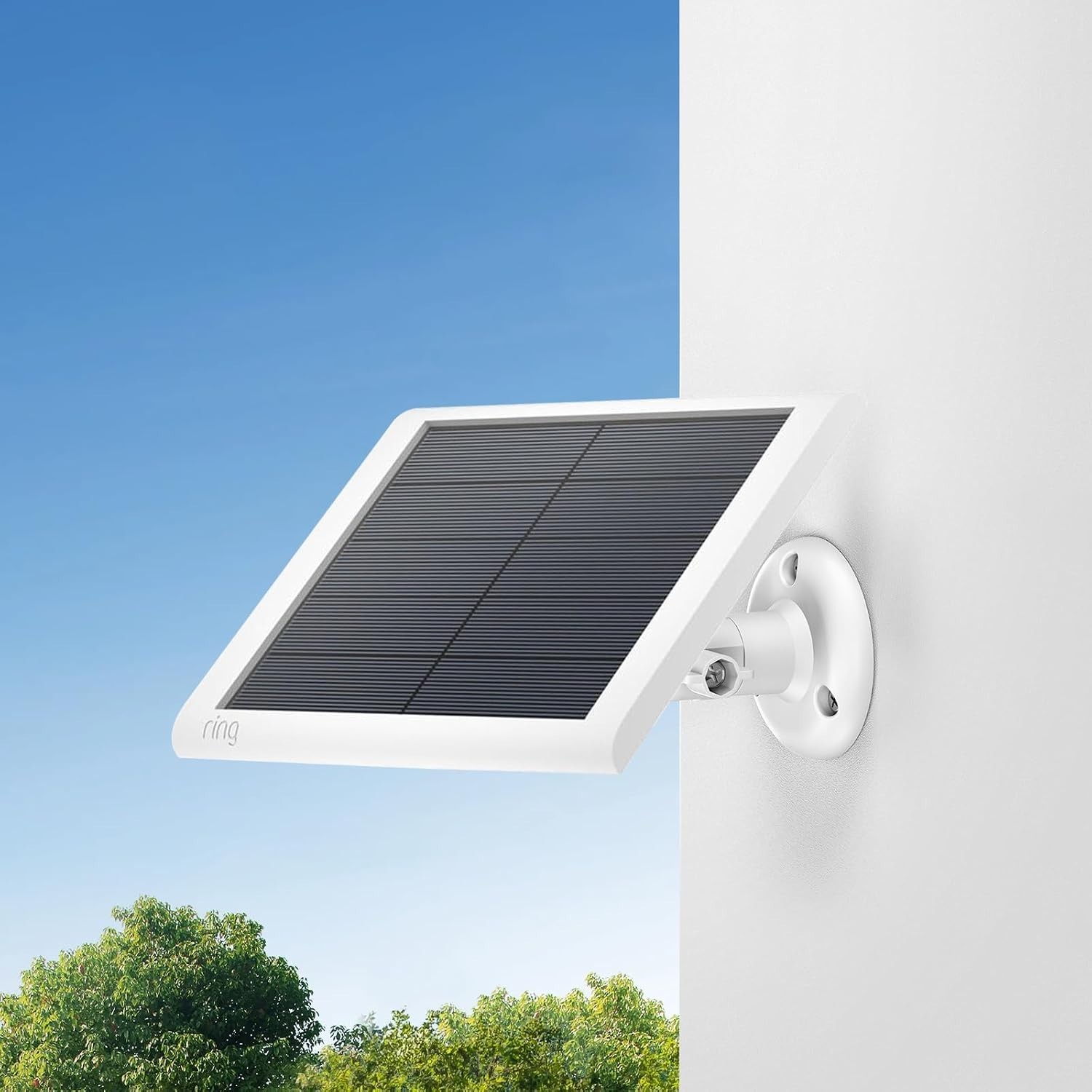 Durable 360° Adjustable Outdoor Solar Panel Mount for Ring – Easy Adhesive Setup