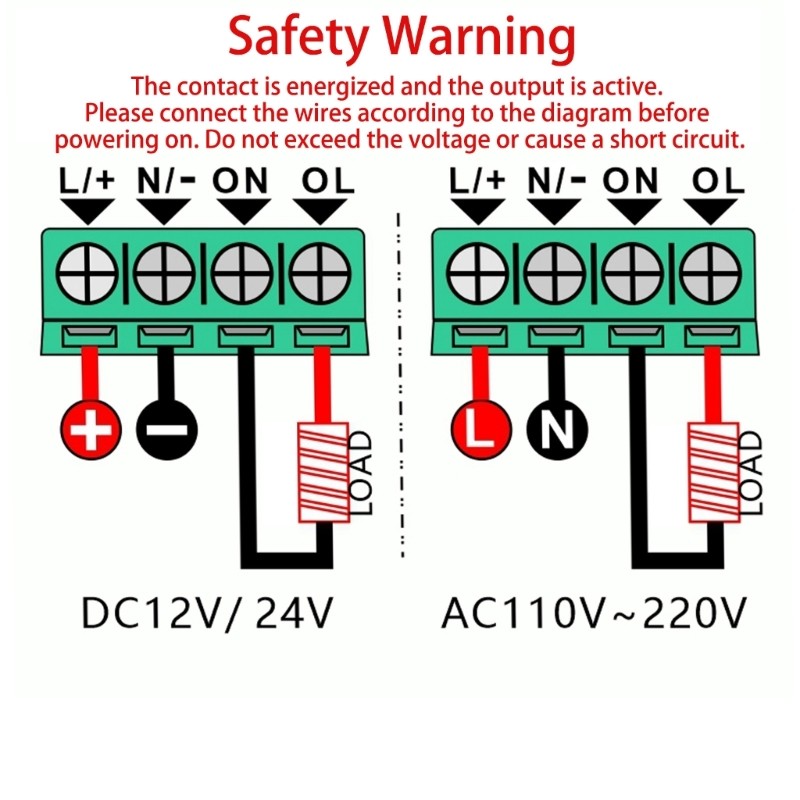 Open Timer Control Module 1 Channel Countdown Timer On Off Switches Relays